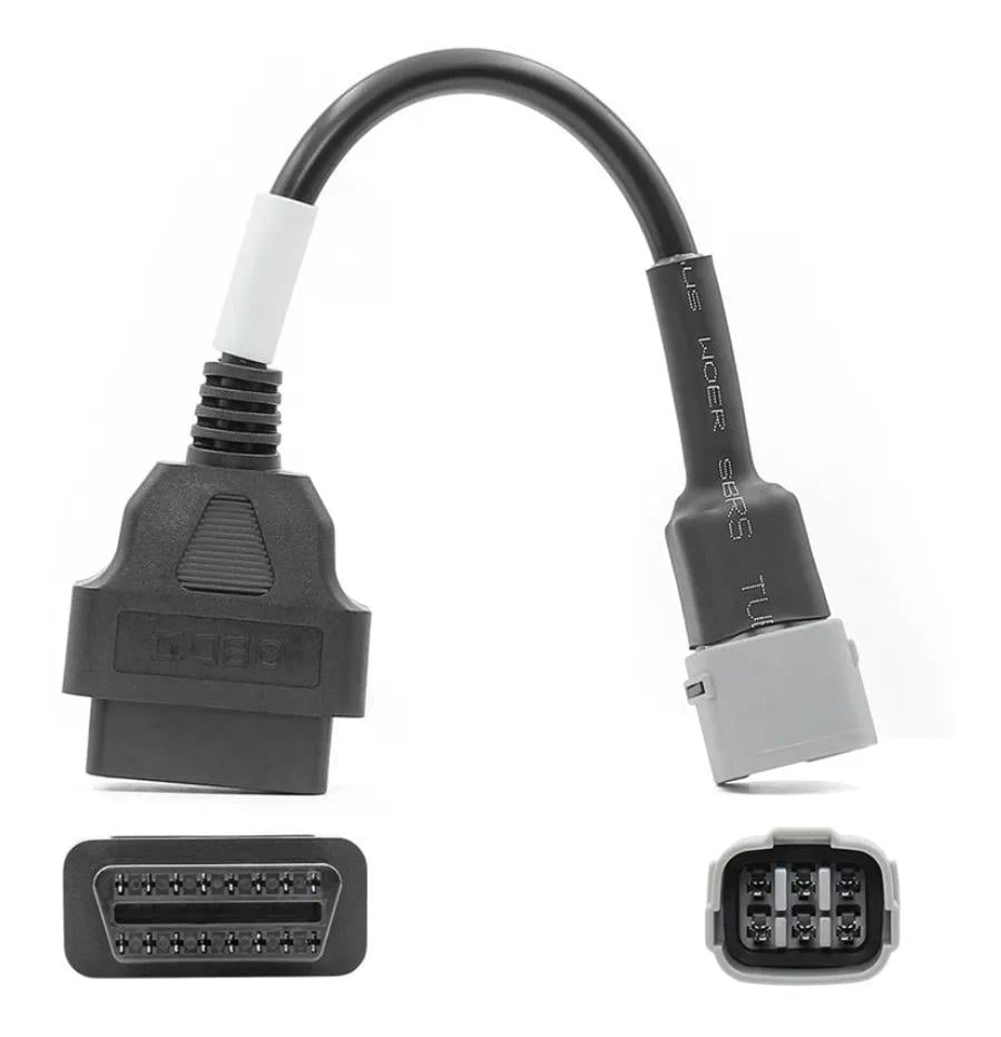 CABLE SCANNER MOTOCICLETAS MOTOS OBD2 ADAPTADOR / 9 UNIDADES - 1