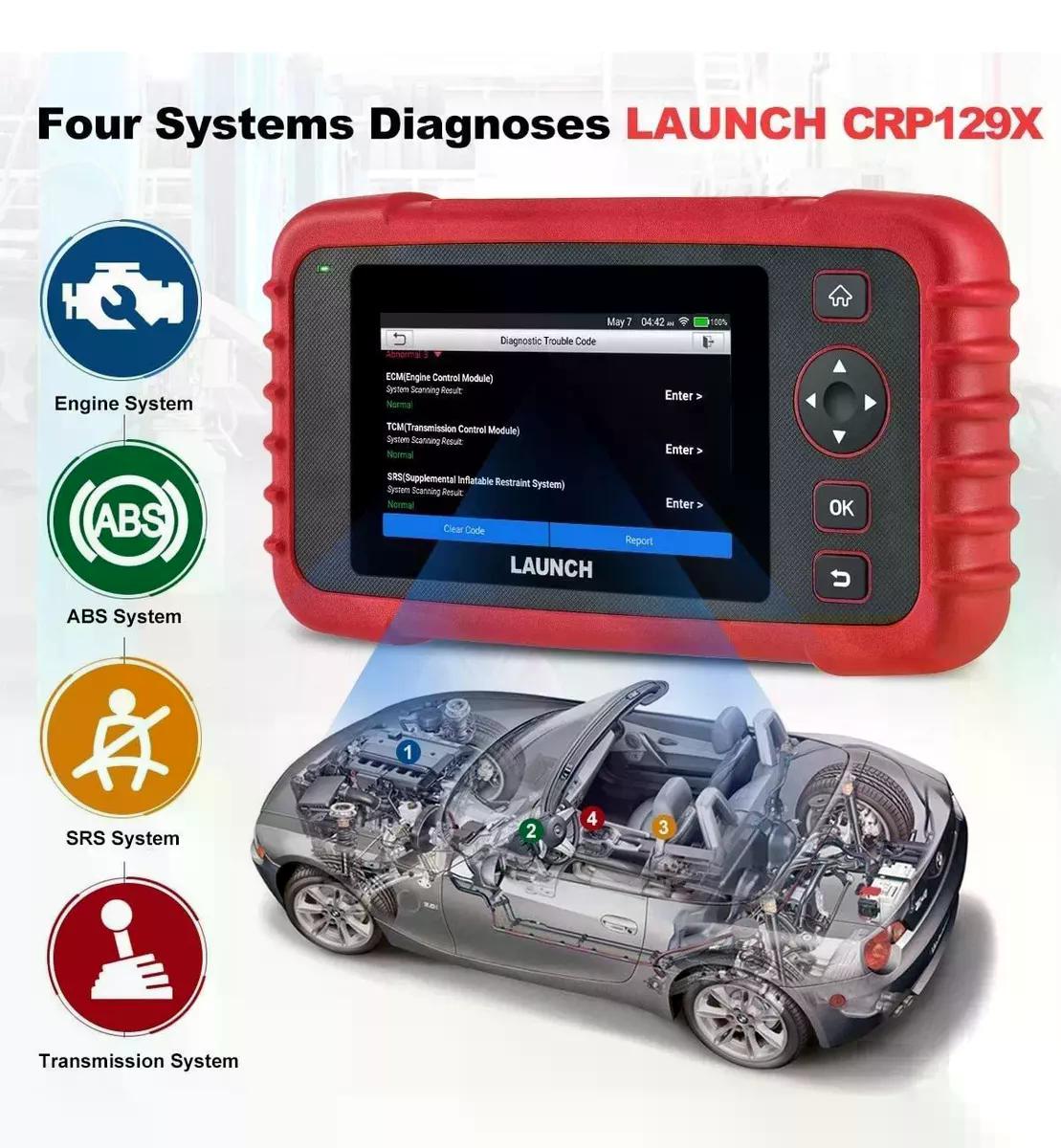 SCANNER LAUNCH CRP129X V2 AUTOMOTRIZ MULTIMARCAS PROFESIONAL - 5
