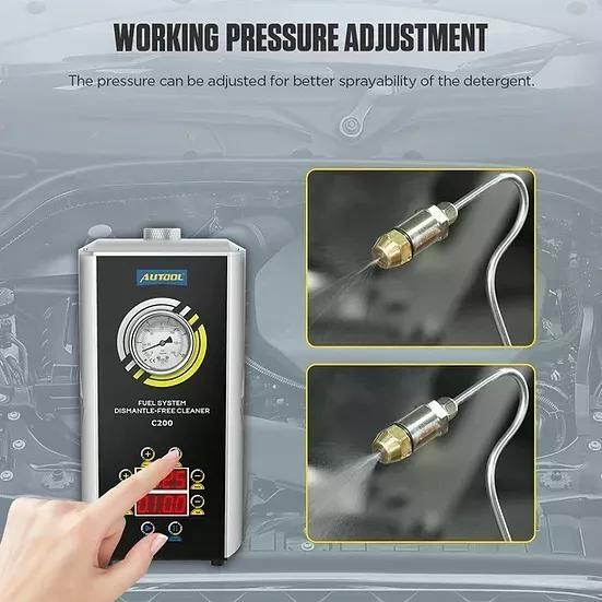 LIMPIADOR DE INYECTORES AUTOOL C200 AUTOMOTRIZ - 6