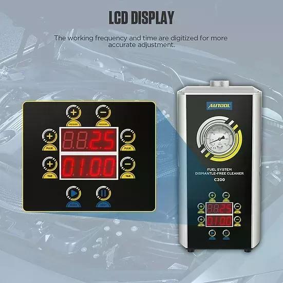 LIMPIADOR DE INYECTORES AUTOOL C200 AUTOMOTRIZ - 8