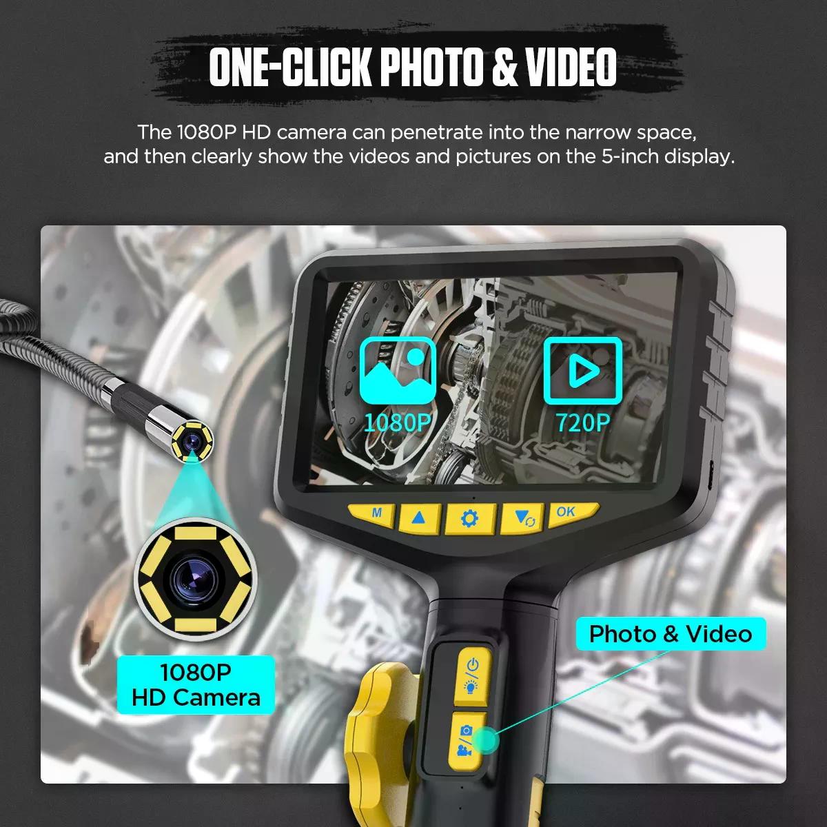 VIDEOSCOPIO INDUSTRIAL HD AUTOOL SVB305 DIGITAL ARTICULADO - 6
