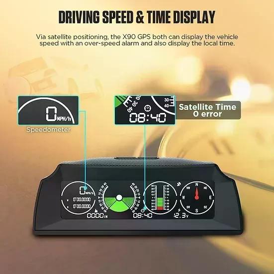 MEDIDOR DE PENDIENTES MULTIFUNCIONAL AUTOOL X90 OBD2/GPS - 4