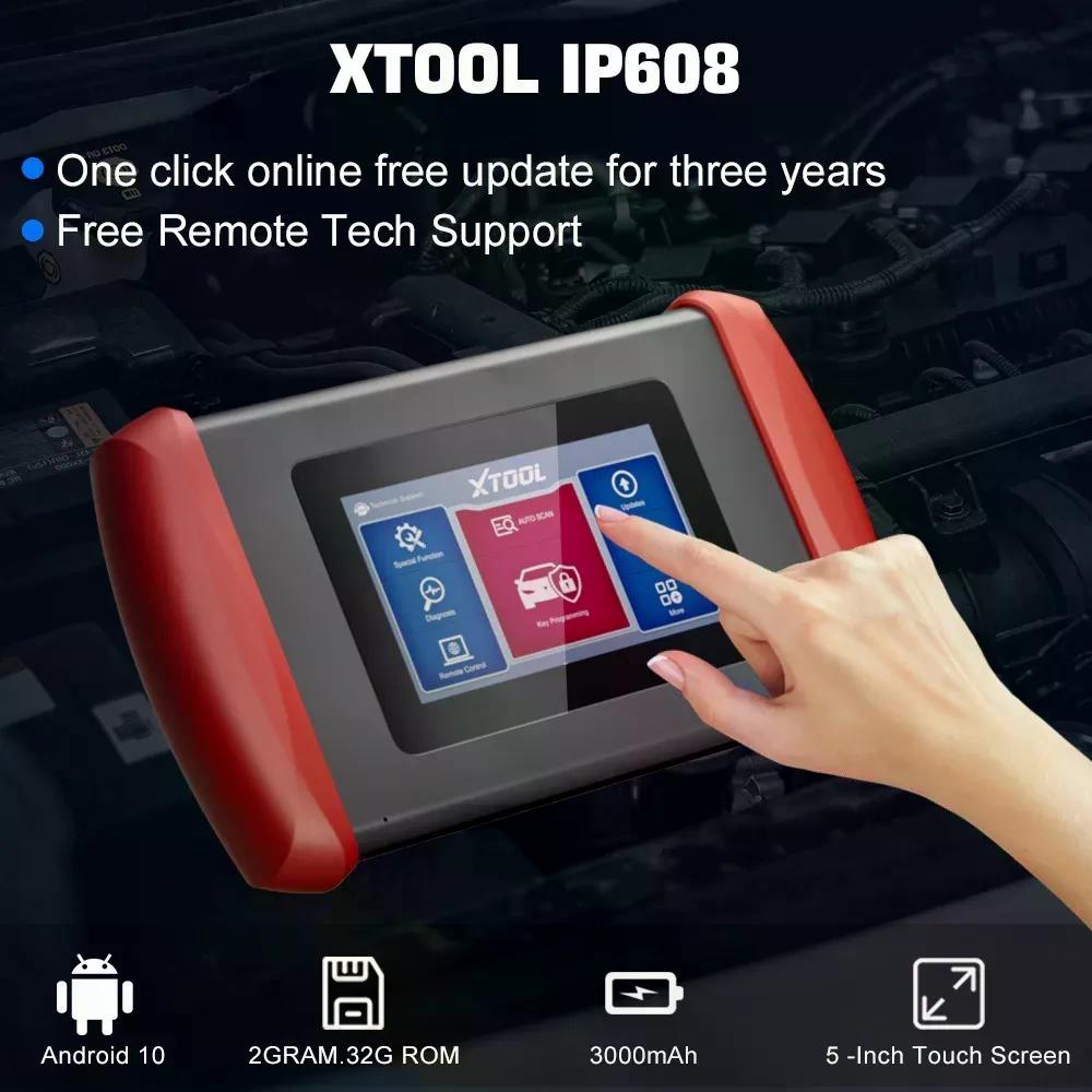 SCANNER AUTOMOTRIZ XTOOL SERVICIOS 9 RESETEOS INPLUS IP608 - 7