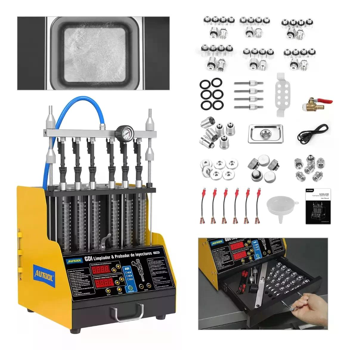 PROBADOR INYECTORES AUTOOL GDI LIMPIADOR Y CT400 AUTOMOTRIZ - 1