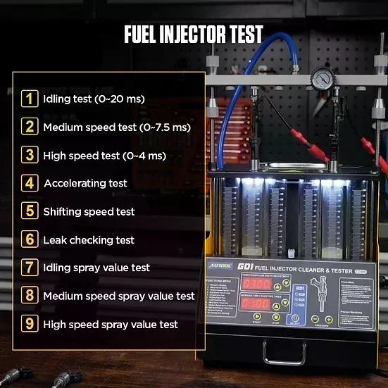 PROBADOR INYECTORES AUTOOL GDI LIMPIADOR Y CT400 AUTOMOTRIZ - 4