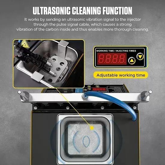 PROBADOR INYECTORES AUTOOL GDI LIMPIADOR Y CT400 AUTOMOTRIZ - 5