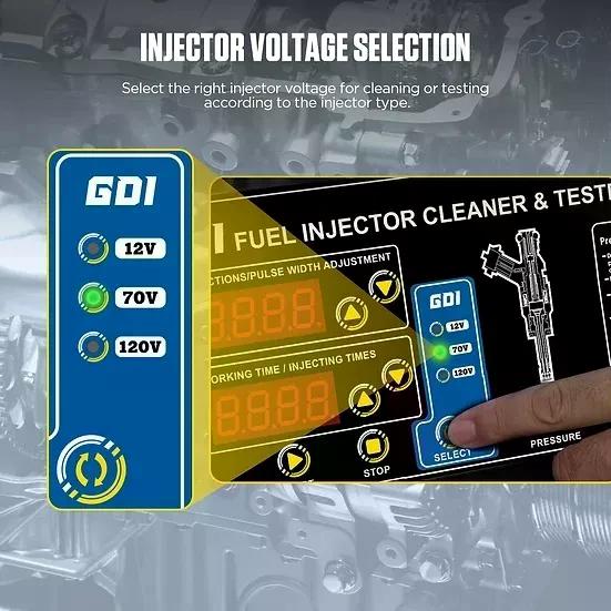 PROBADOR INYECTORES AUTOOL GDI LIMPIADOR Y CT400 AUTOMOTRIZ - 6