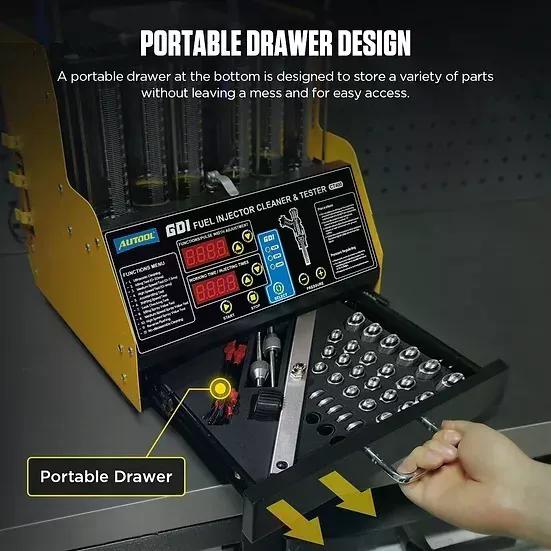 PROBADOR INYECTORES AUTOOL GDI LIMPIADOR Y CT400 AUTOMOTRIZ - 8