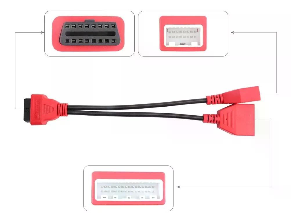 CABLE XTOOL OBD2 NISSAN, 16-32 PINES DIAGNOSTICO AUTOMOTRIZ - 5