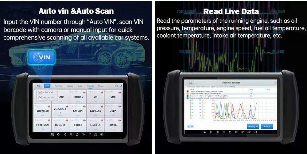 SCANNER XTOOL Y LLAVES IP819 FUNCIONES ESPECIALES +30 DPF - 6