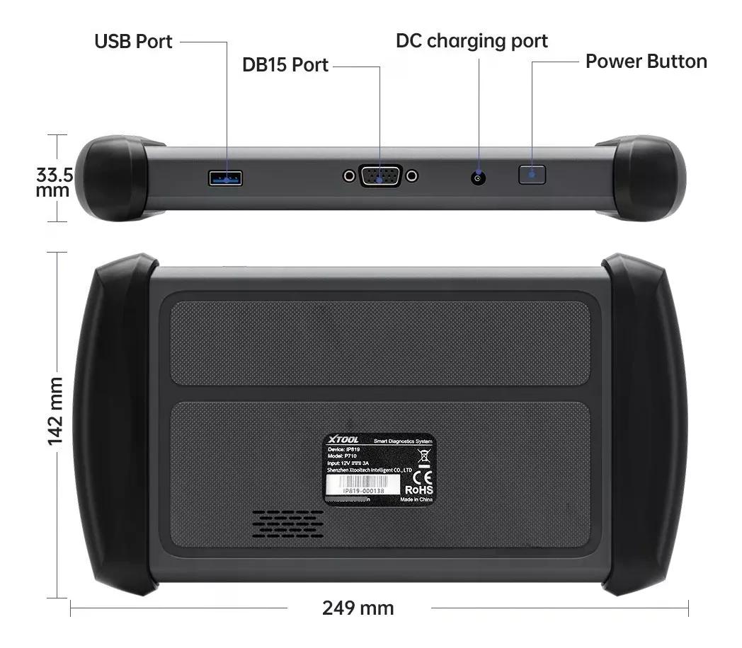 SCANNER XTOOL Y LLAVES IP819 FUNCIONES ESPECIALES +30 DPF - 9