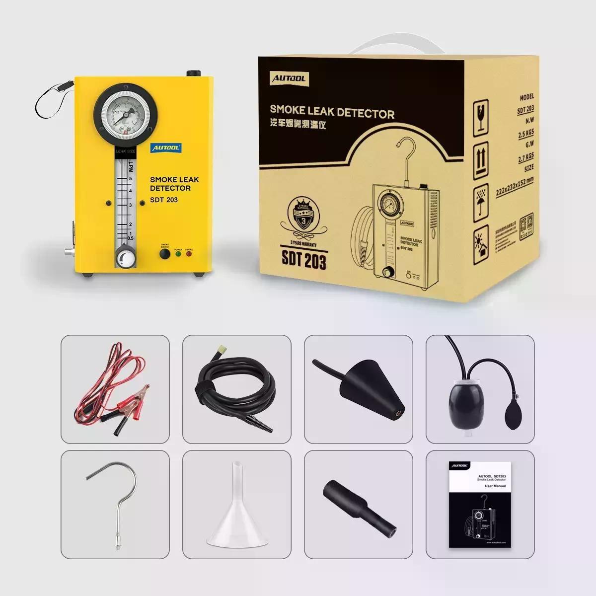 DETECTOR DE FUGAS DE HUMO AUTOOL SDT203 EVAP - 3