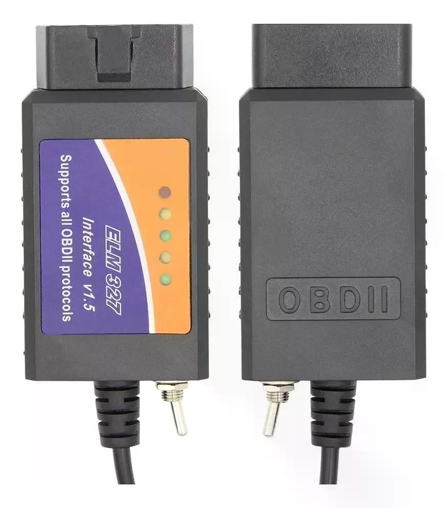 SCANNER AUTOMOTRIZ ELM 327 OBD2 CHIP FORD FORSCAN USB - 1