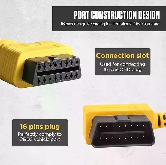 CABLE AUTOOL OBD2 1 A 2 SPLITTER 50 CM AUTOMOTRIZ - 5