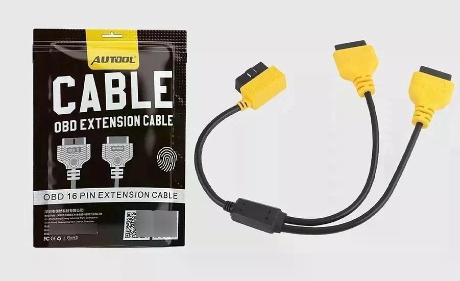 CABLE AUTOOL OBD2 1 A 2 SPLITTER 50 CM AUTOMOTRIZ - 8