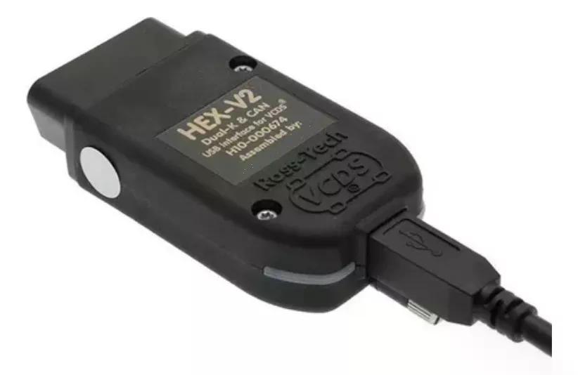 SCANNER VAGCOM HEX-V2 VCDS V.23 SCANNER AUTO VOLKSWAGEN AUDI - 1