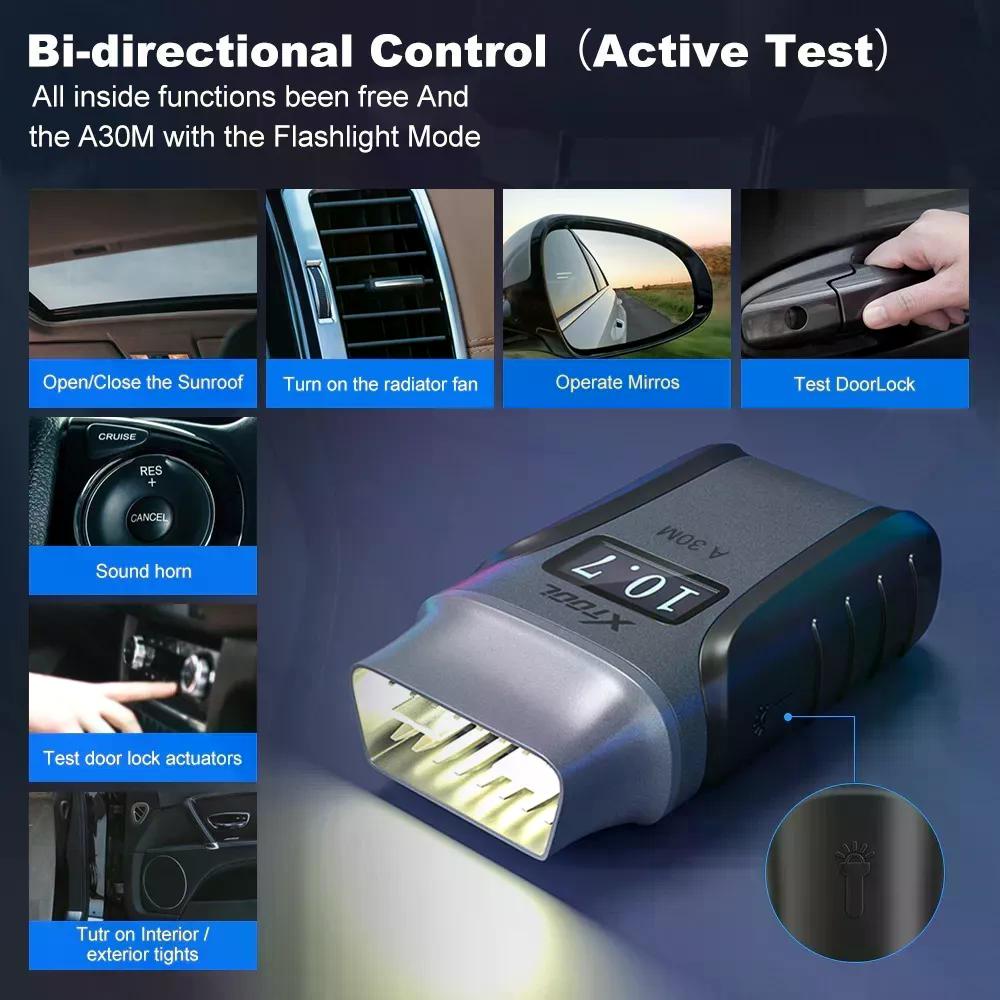 SCANNER AUTOMOTRIZ XTOOL ANYSCAN A30M 21 FUNCIÓN ESPECIALES - 3
