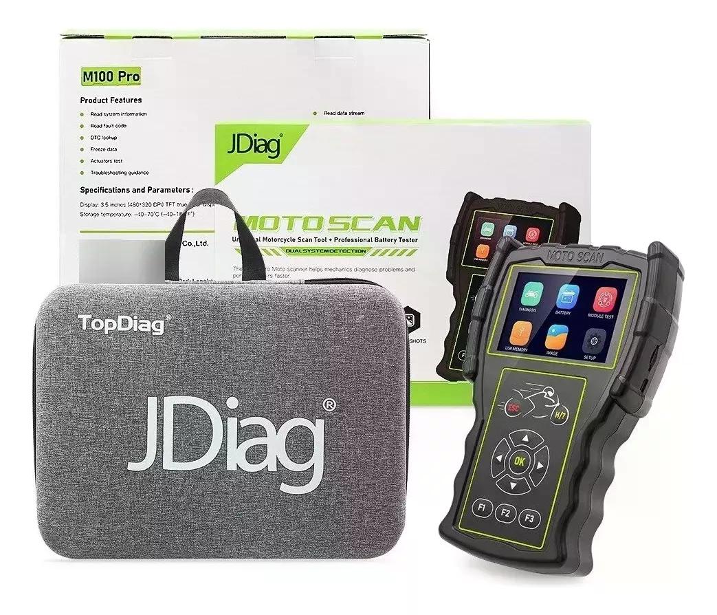 SCANNER MOTOCICLETAS MOTOS JDIAG M100 MULTIMARCA - 1