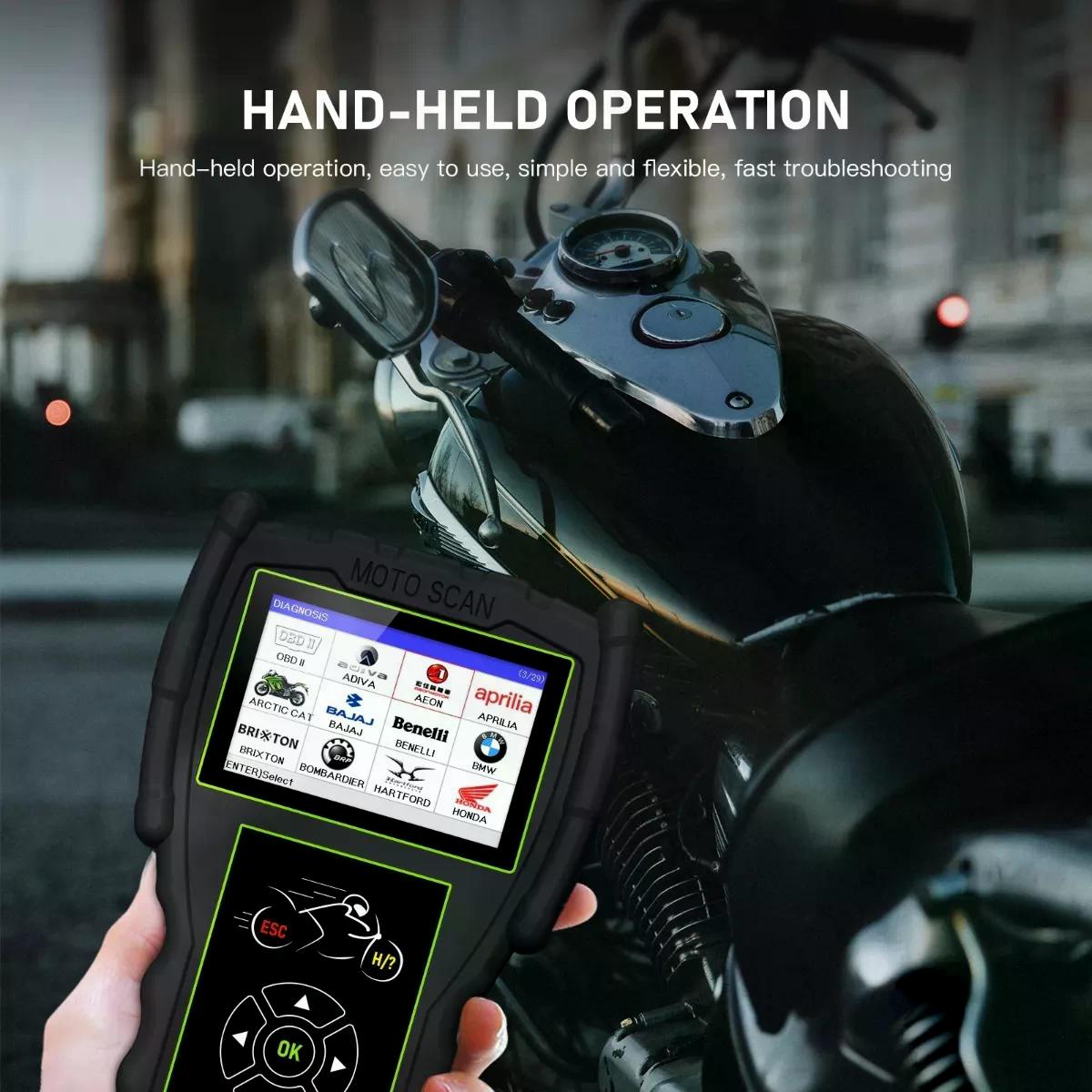 SCANNER MOTOCICLETAS MOTOS JDIAG M100 MULTIMARCA - 3