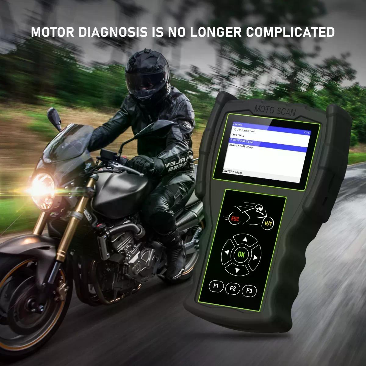 SCANNER MOTOCICLETAS MOTOS JDIAG M100 MULTIMARCA - 6
