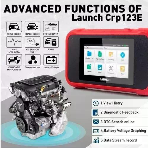 SCANNER AUTOMOTRIZ LAUNCH CRP 123E PROFESIONAL ABS SRS ... - 5