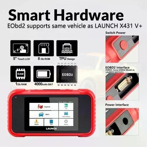 SCANNER AUTOMOTRIZ LAUNCH CRP 123E PROFESIONAL ABS SRS ... - 6