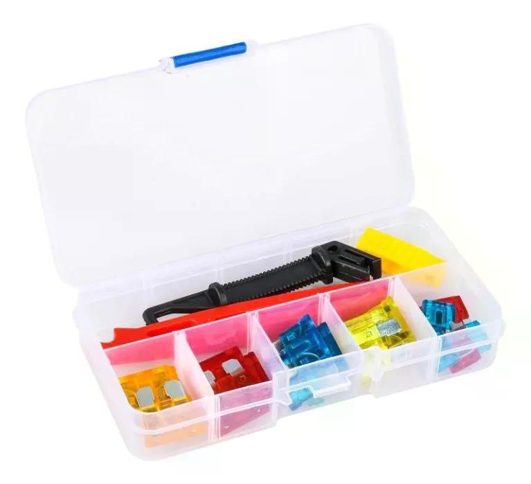CAJA CON 22 FUSIBLES 5 A 20 AMPERES USO AUTOMOTRIZ AUTOS - 1
