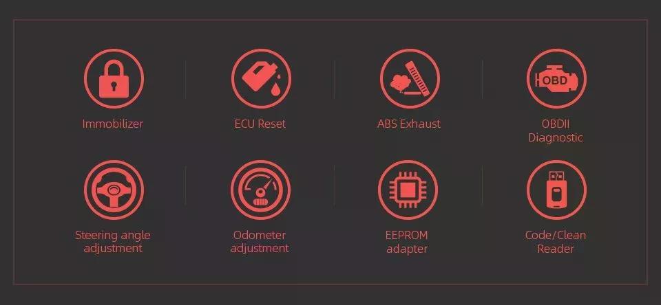 SCANNER XTOOL OBD2 X100 PRO2 ESPAÑOL KILOMETRAJE LLAVES IMMO - 5