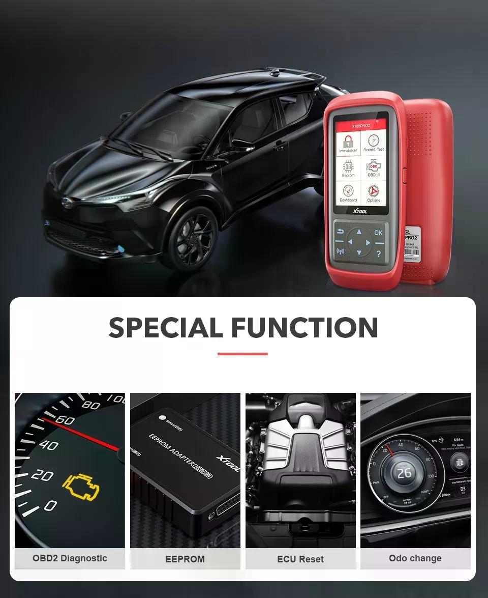 SCANNER XTOOL OBD2 X100 PRO2 ESPAÑOL KILOMETRAJE LLAVES IMMO - 6