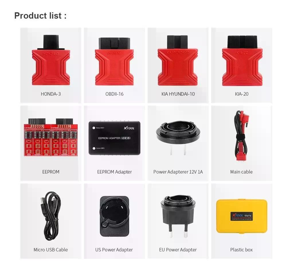 SCANNER XTOOL OBD2 X100 PRO2 ESPAÑOL KILOMETRAJE LLAVES IMMO - 9