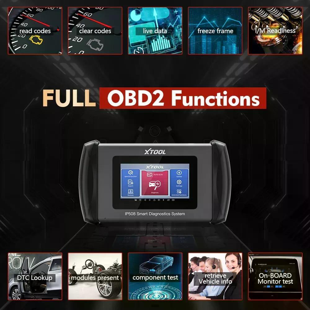 SCANNER AUTOMOTRIZ XTOOL INPLUS IP508 - SERVICIOS 6 RESETEOS - 5