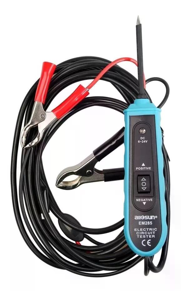 PROBADOR CIRCUITO AUTOMOTRIZ ELÉCTRICO EM285 6V A 24V DC - 1