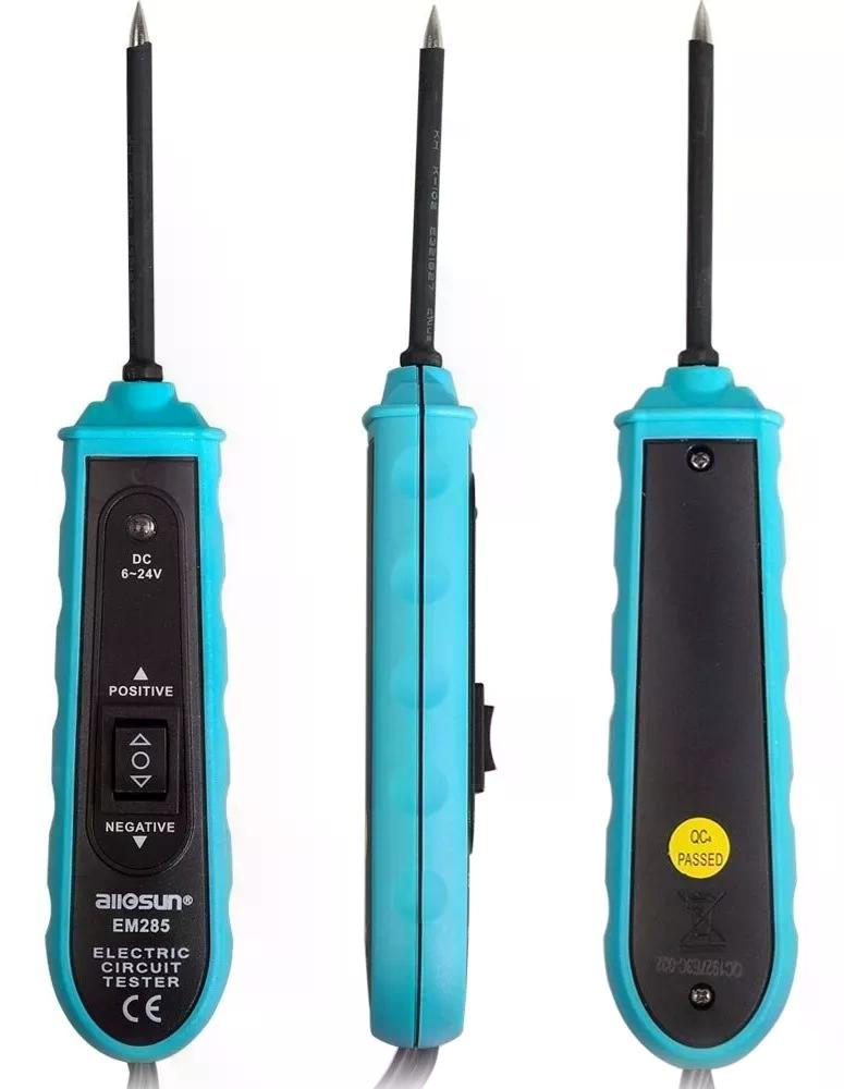 PROBADOR CIRCUITO AUTOMOTRIZ ELÉCTRICO EM285 6V A 24V DC - 4