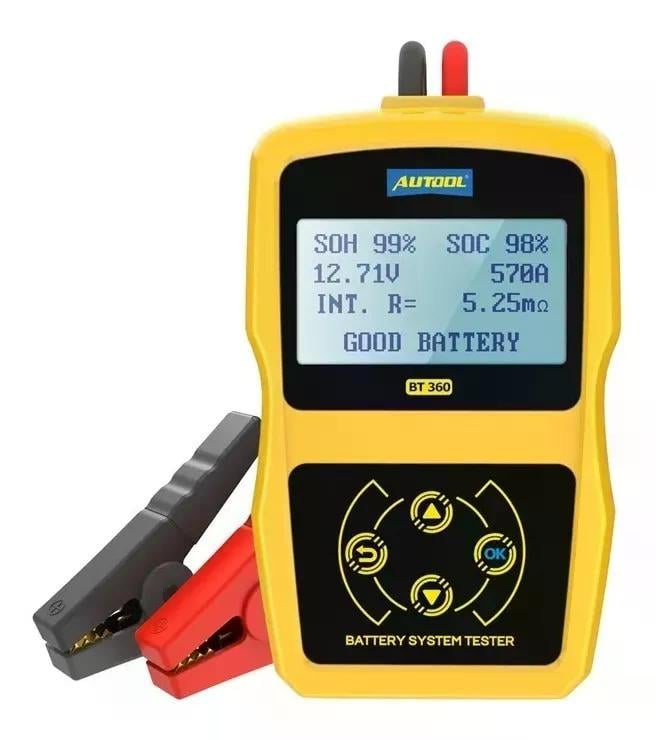 PROBADOR DE CARGA AUTOOL DE BATERÍA BT360 - 1