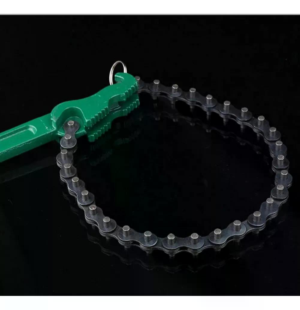 LLAVE FILTRO DE ACEITE AUTOMOTRIZ UNIVERSAL CADENA 150MM - 4