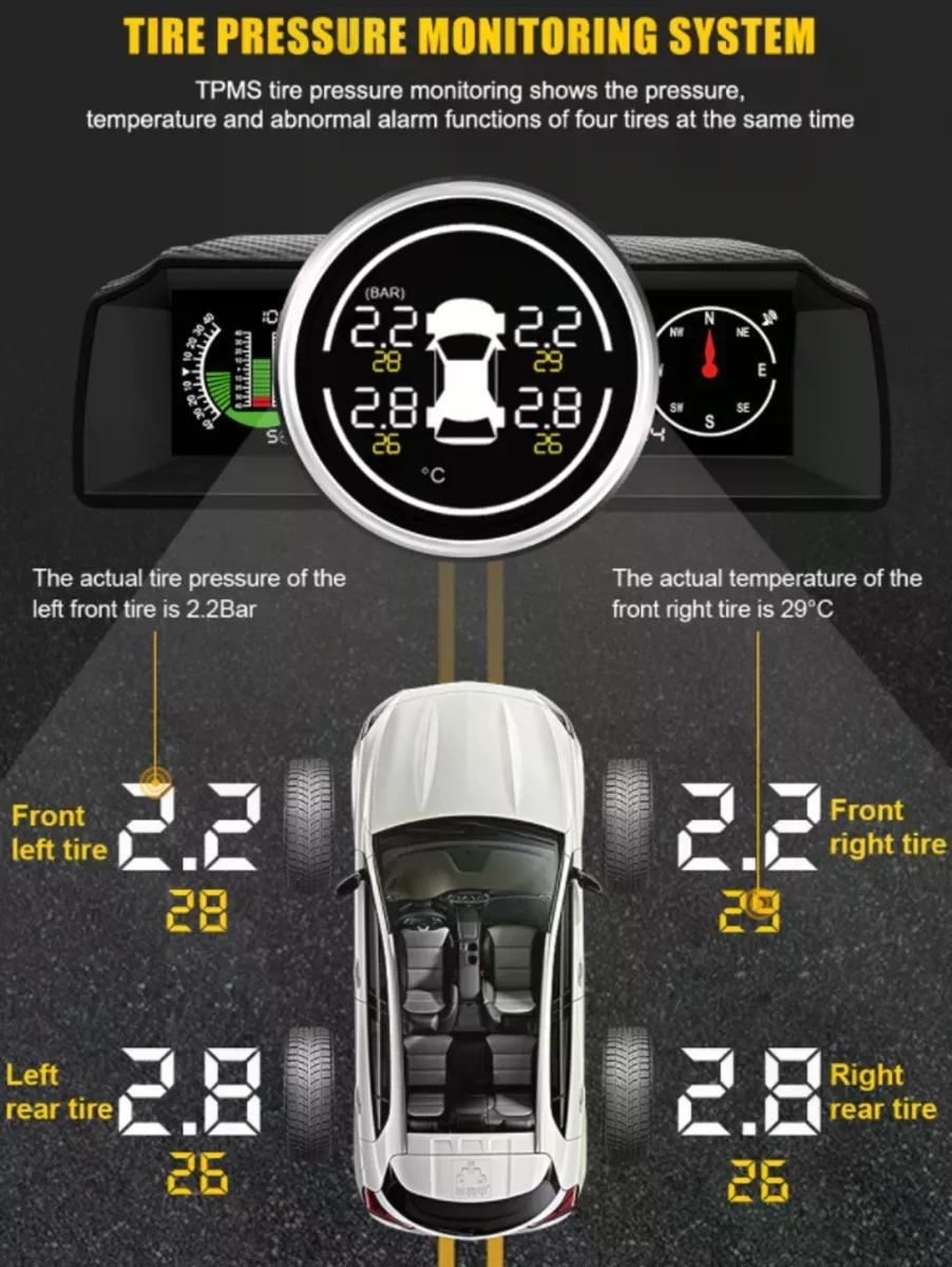 MEDIDOR VELOCIDAD AUTOOL X91 GPS INCLINÓMETRO BRÚJULA TPMS BRÚJULA - 4