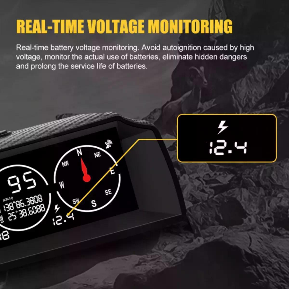 MEDIDOR VELOCIDAD AUTOOL X91 GPS INCLINÓMETRO BRÚJULA TPMS BRÚJULA - 7