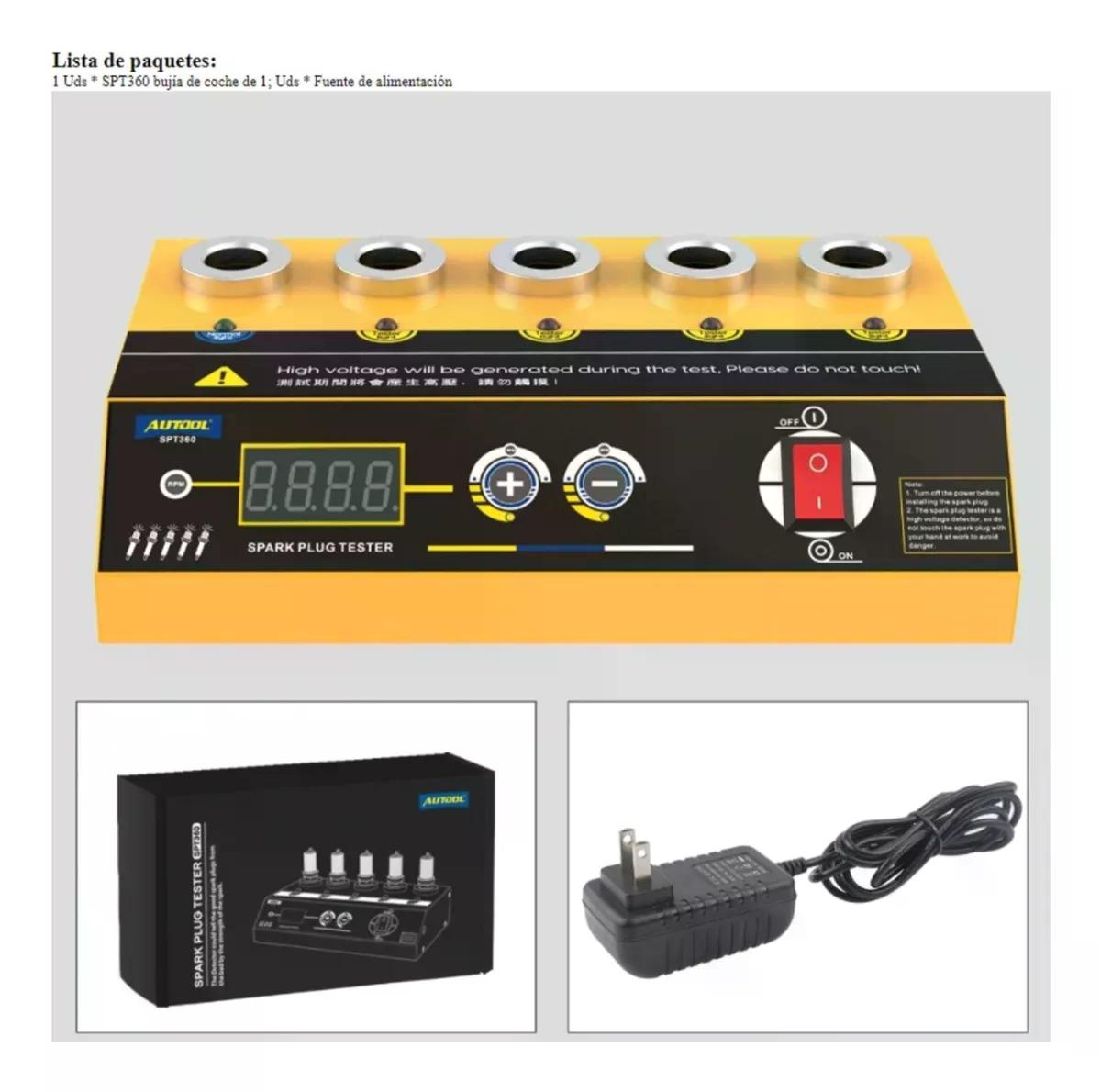 PROBADOR AUTOOL DE BUJÍA SP360 DE ENCENDIDO DIAGNOSTICO AUTOMOTRIZ - 9