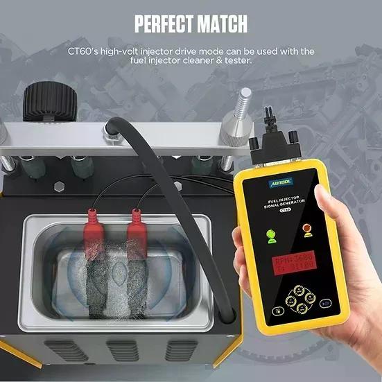 PROBADOR AUTOOL DE INYECTORES CT60 HERRAMIENTA AUTOMOTRIZ - 5