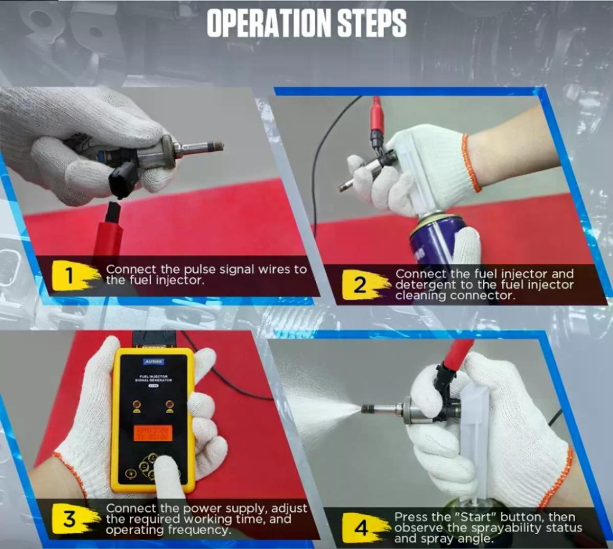 PROBADOR AUTOOL INYECTOR CT60 DE COMBUSTIBLE DIÉSEL BOMBA - 4