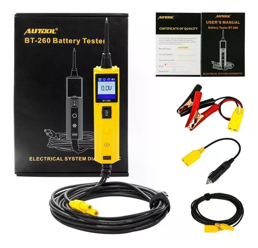 PROBADOR AUTOOL CIRCUITO AUTOMOTRIZ ELÉCTRICO BT260 12V - 3
