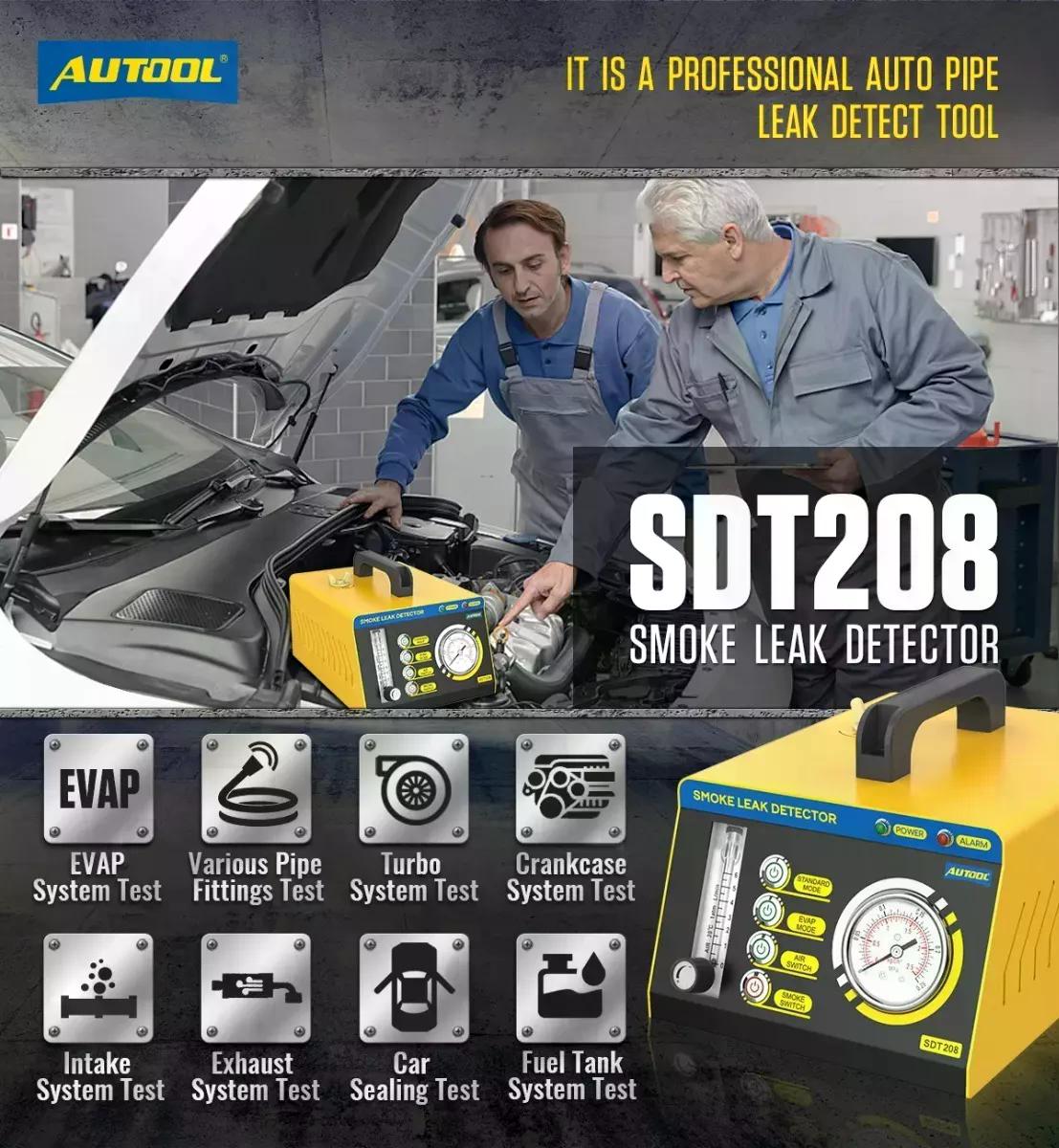 PROBADOR AUTOOL SISTEMA ENFRIAMIENTO DE ESCAPE VACÍO SDT208 - 2