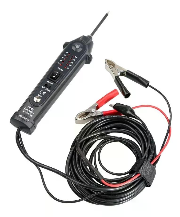 PROBADOR CORTO CIRCUITO AUTOMOTRIZ ELÉCTRICO EM287 12V A 24V - 4