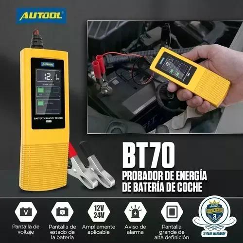 PROBADOR AUTOOL DE CARGA DE BATERÍA BT70 - 2