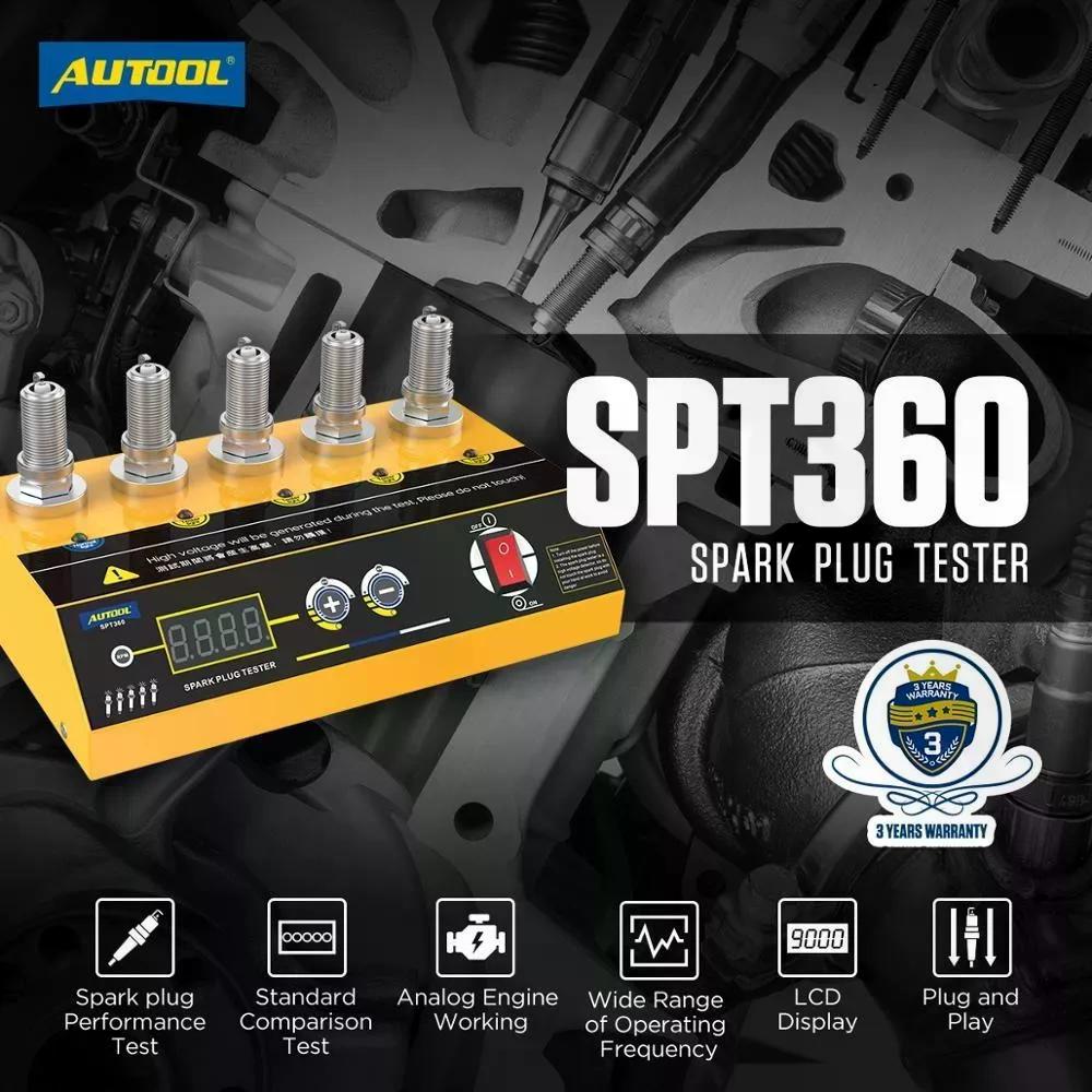 PROBADOR AUTOOL DE BUJÍAS SPT360 DE ENCENDIDO 12V AUTOMOTRIZ - 2
