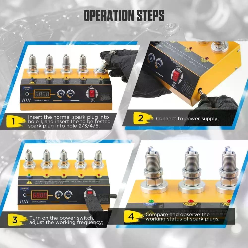 PROBADOR AUTOOL DE BUJÍAS SPT360 DE ENCENDIDO 12V AUTOMOTRIZ - 4