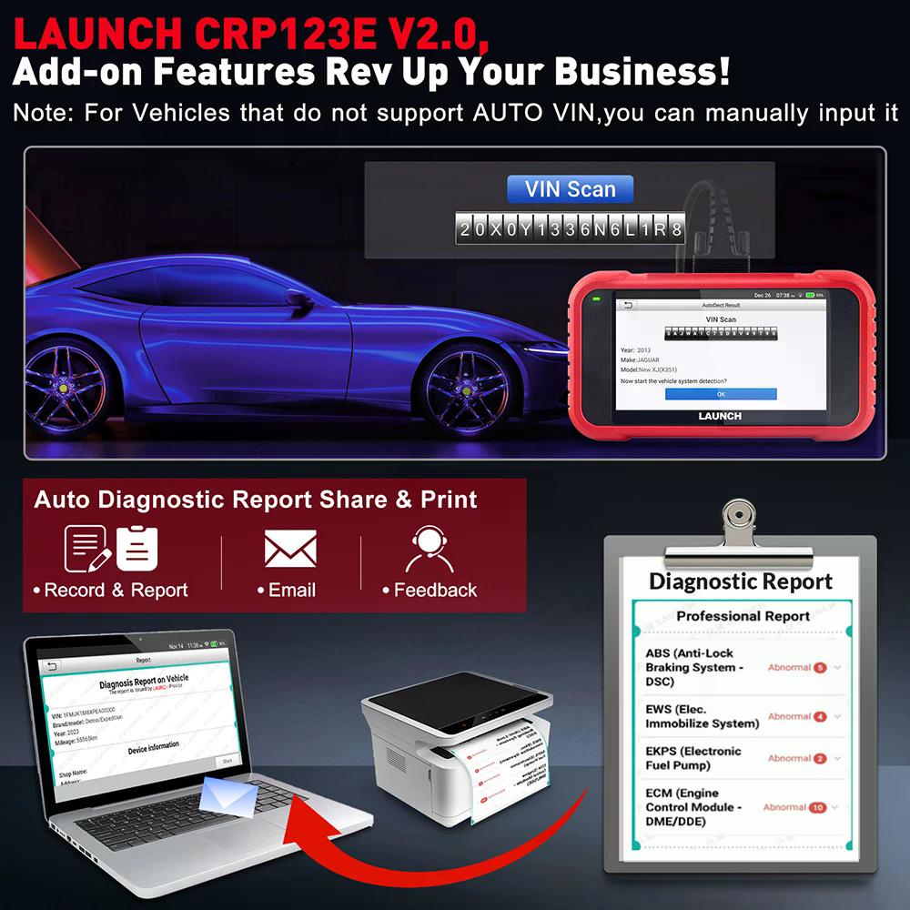 SCANNER LAUNCH CRP 129E V2 AUTOMOTRIZ MULTIMARCA PROFESIONAL - 4