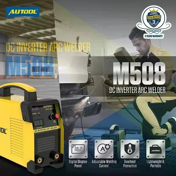 MINI SOLDADORA AUTOOL M508 PORTÁTIL ARC MMA IGBT PROFESIONAL - 2