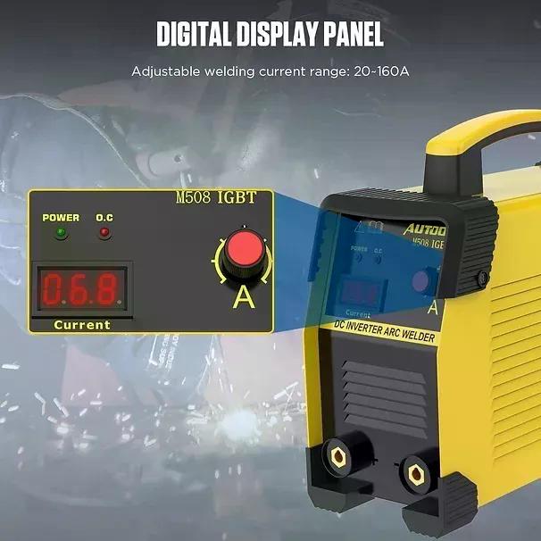 MINI SOLDADORA AUTOOL M508 PORTÁTIL ARC MMA IGBT PROFESIONAL - 3