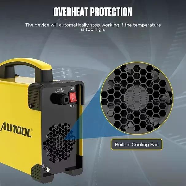 MINI SOLDADORA AUTOOL M508 PORTÁTIL ARC MMA IGBT PROFESIONAL - 4